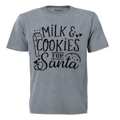 Milk and Cookies for Santa - Christmas - Kids T-Shirt