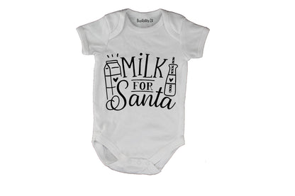 Milk for Santa - Christmas - Baby Grow