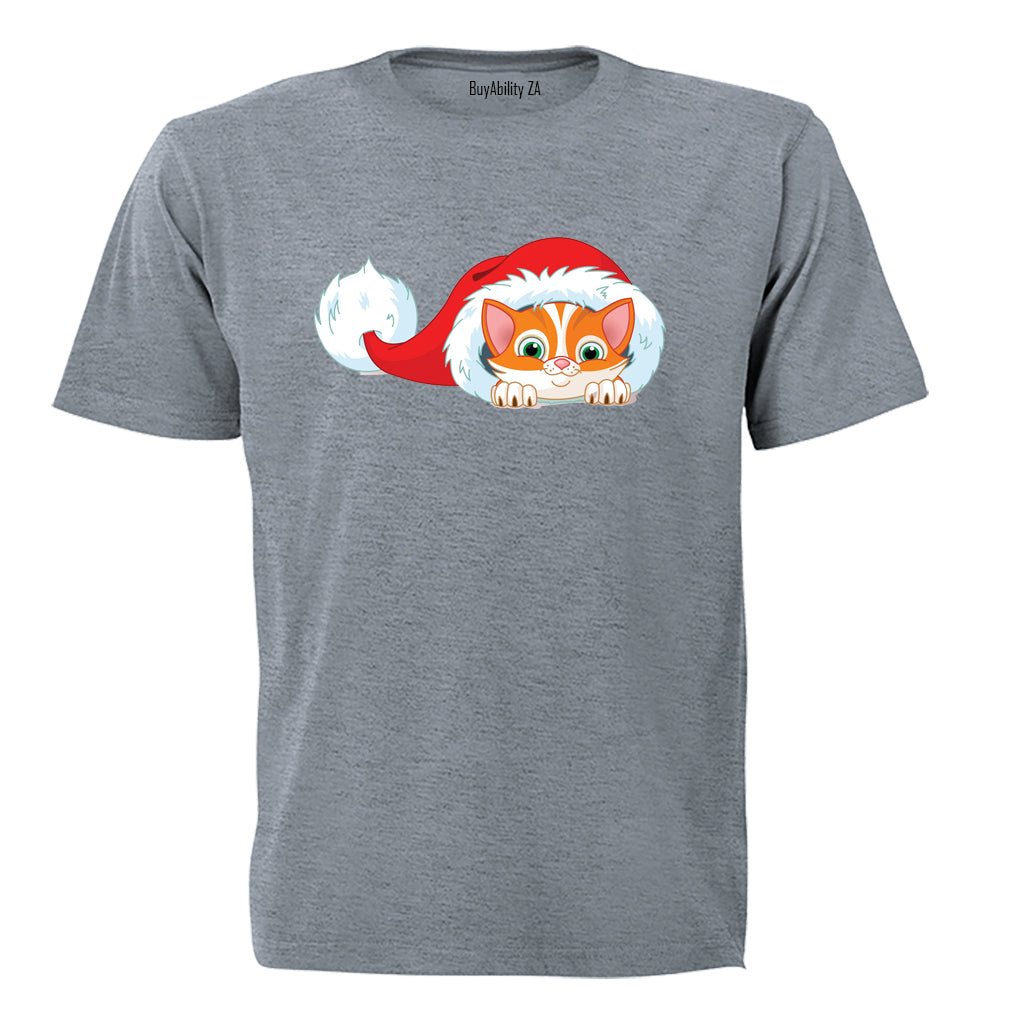 Mischief Christmas Kitten - Kids T-Shirt