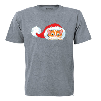 Mischief Christmas Kitten - Kids T-Shirt