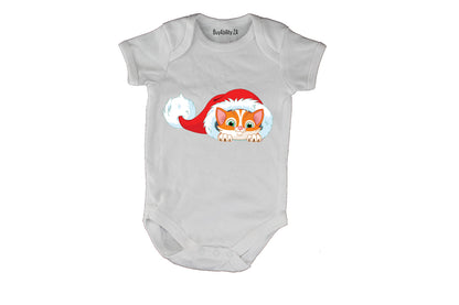 Mischief Christmas Kitten - Baby Grow