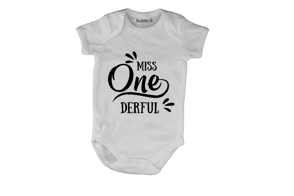 Miss ONE-derful! - Baby Grow