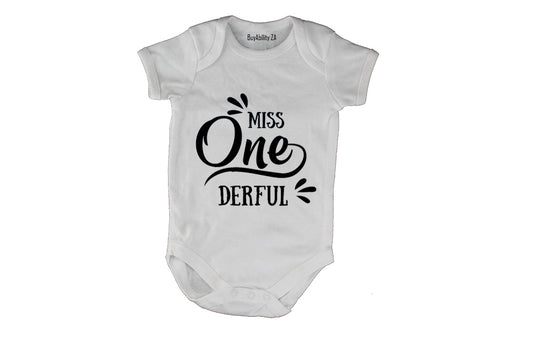 Miss ONE-derful! - Baby Grow