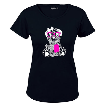 Miss Puppy Stencil - Ladies - T-Shirt - BuyAbility