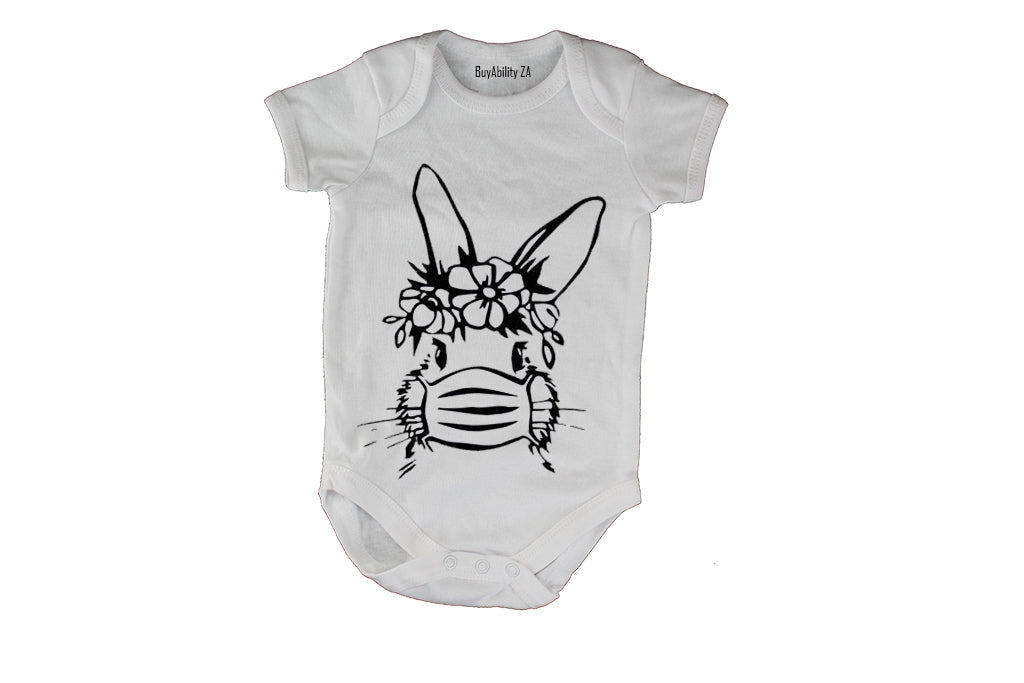 Miss Quarantine Bunny - Easter - Baby Grow