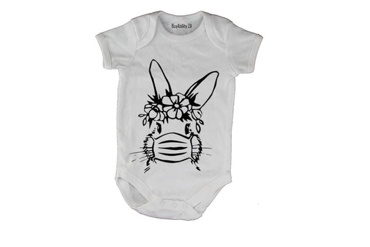 Miss Quarantine Bunny - Easter - Baby Grow