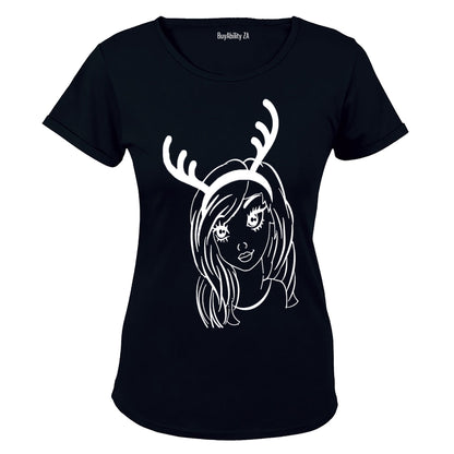 Miss Reindeer - Ladies - T-Shirt