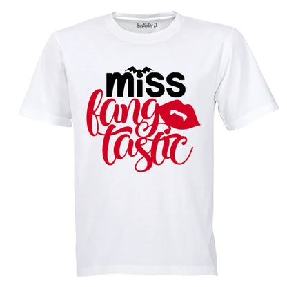 Miss FANG-TASTIC - Halloween - Kids T-Shirt