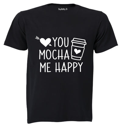 Mocha Me Happy - Valentine - Adults - T-Shirt