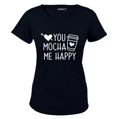 Mocha Me Happy - Valentine - Ladies - T-Shirt