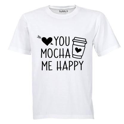 Mocha Me Happy - Valentine - Adults - T-Shirt
