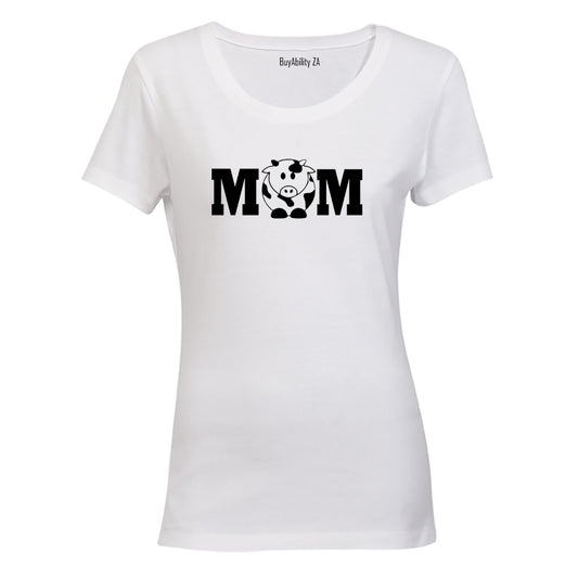 Mom - Cow - Ladies - T-Shirt