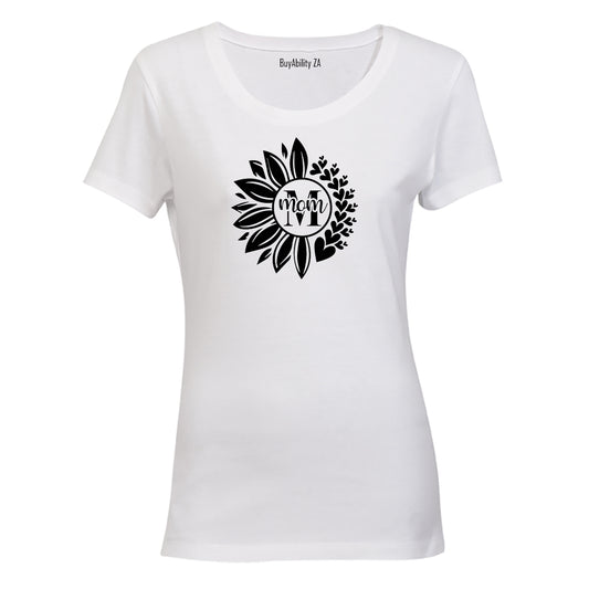Mom - Flower Hearts - Ladies - T-Shirt
