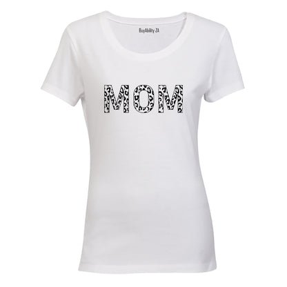 MOM - Leopard Print - Ladies - T-Shirt