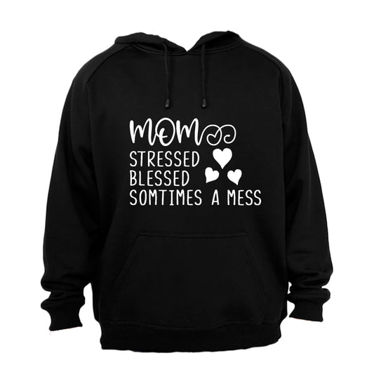 Mom - Stressed. Blessed - Hoodie - BuyAbility South Africa