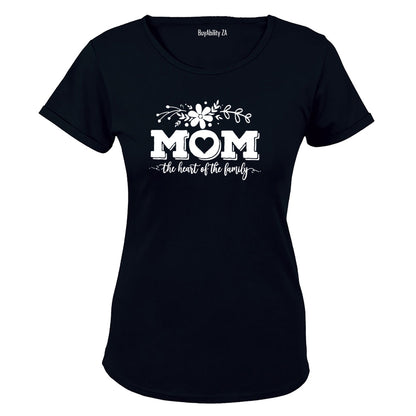 Mom - Heart of the Family - Ladies - T-Shirt