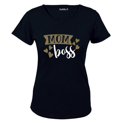 Mom. Boss - Gold - Ladies - T-Shirt