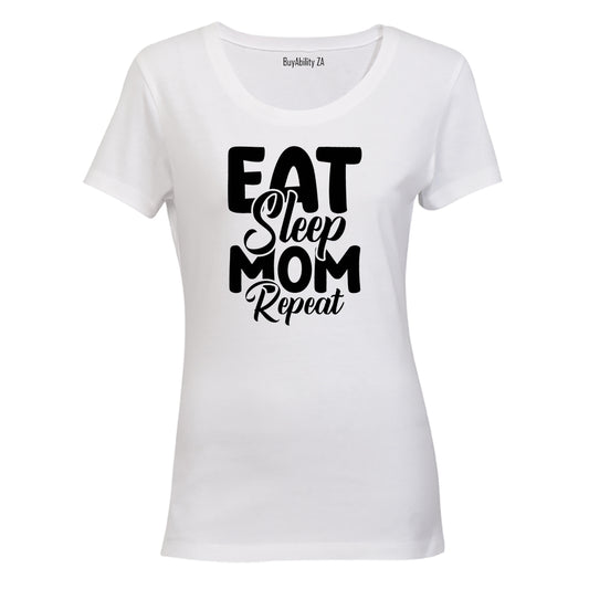 Mom. Repeat - Ladies - T-Shirt