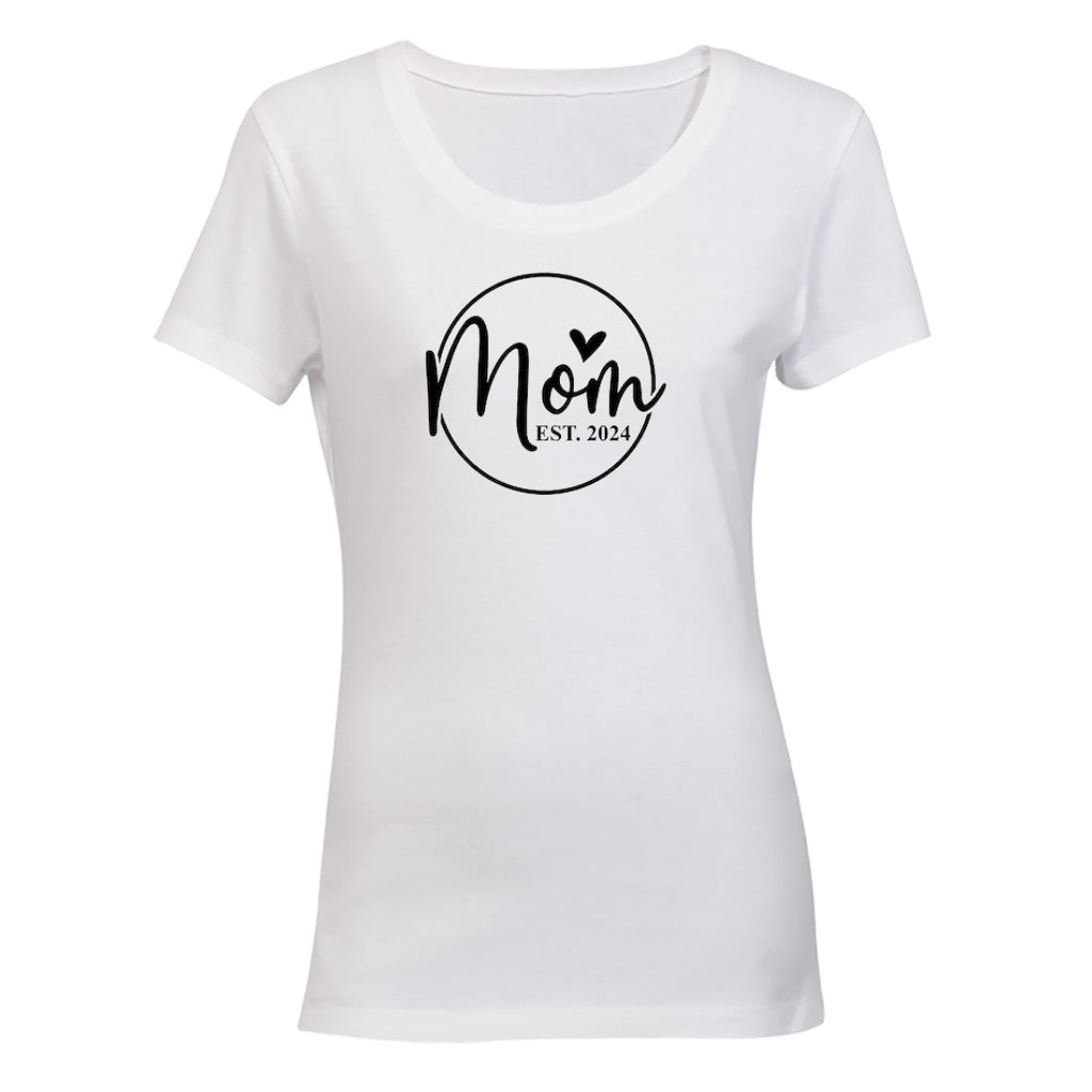 Mom Est 2024 - Circular - Ladies - T-Shirt - BuyAbility South Africa