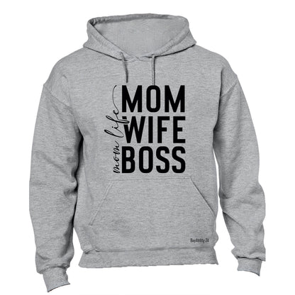 Mom Life Boss - Hoodie - BuyAbility South Africa