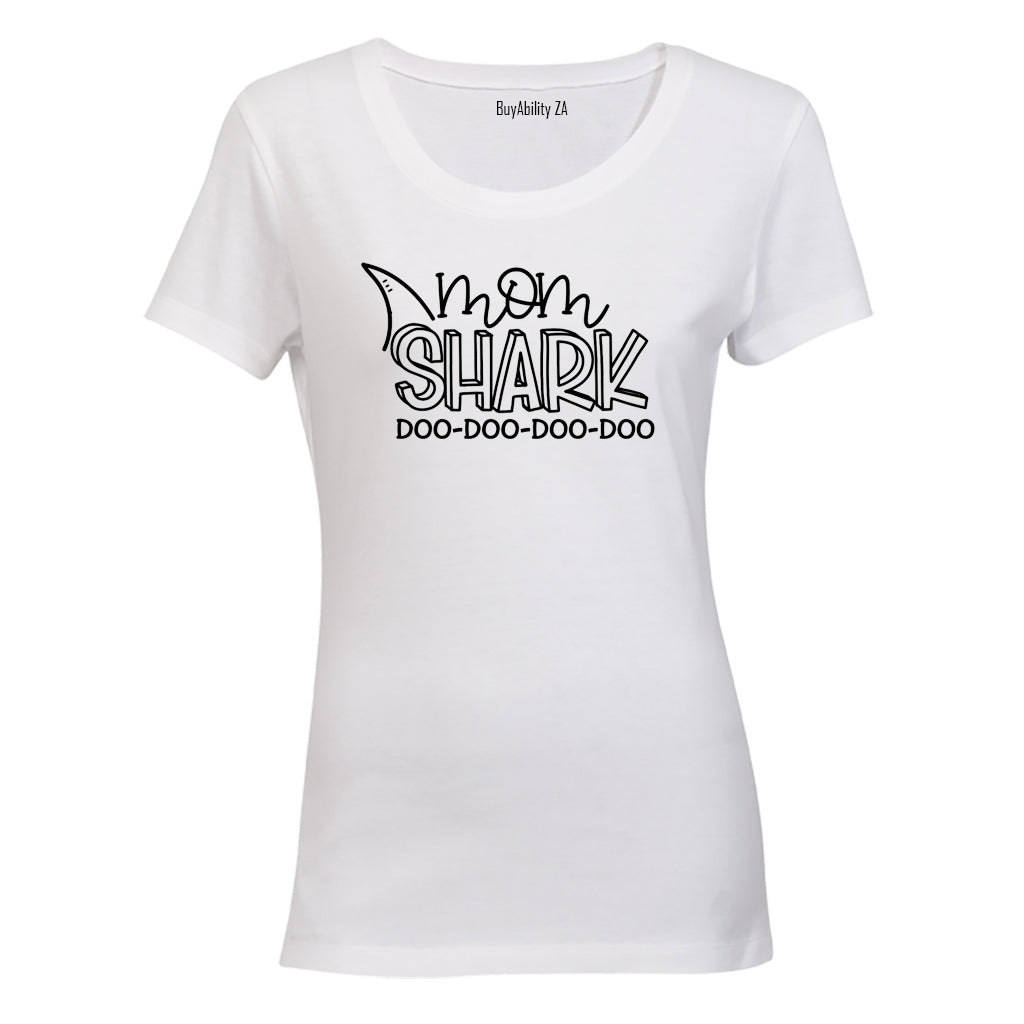 Mom Shark - Ladies - T-Shirt
