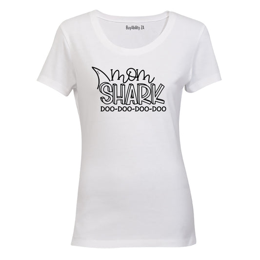 Mom Shark - Ladies - T-Shirt