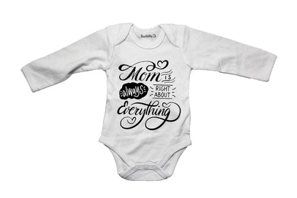 Mom is Always Right - Baby Grow