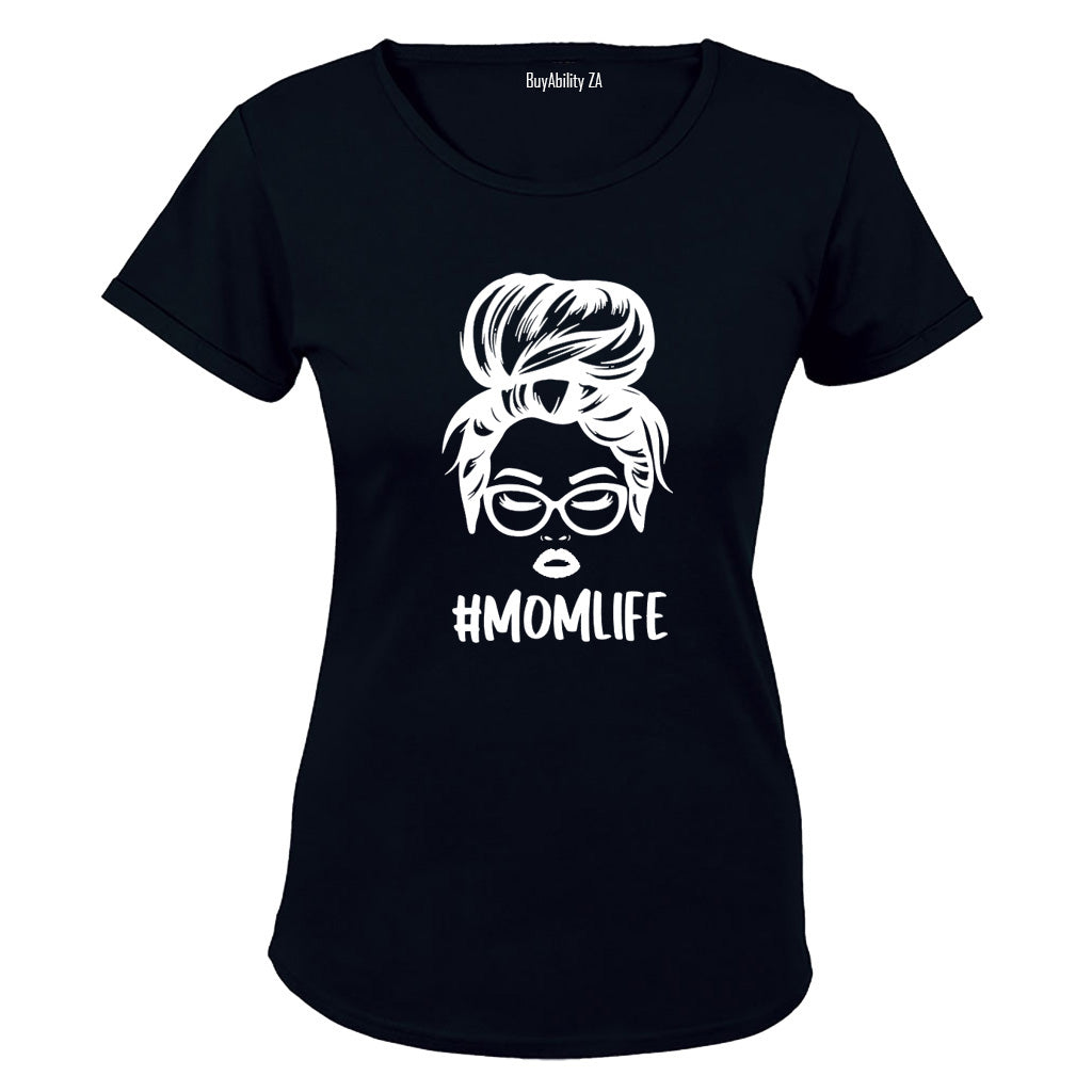 Momlife Messy Bun - Ladies - T-Shirt
