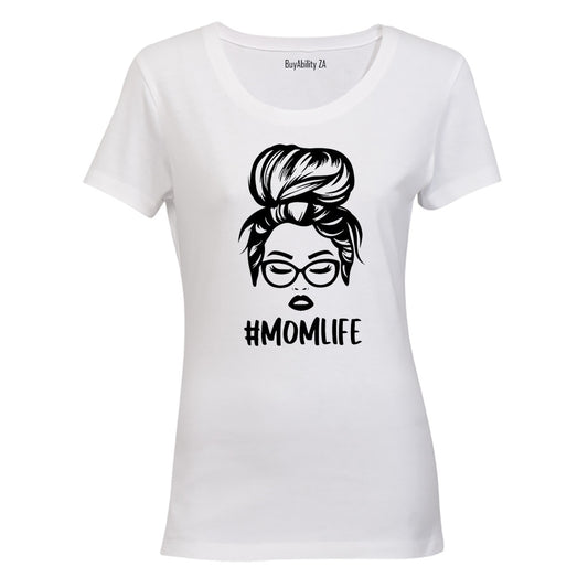 Momlife Messy Bun - Ladies - T-Shirt
