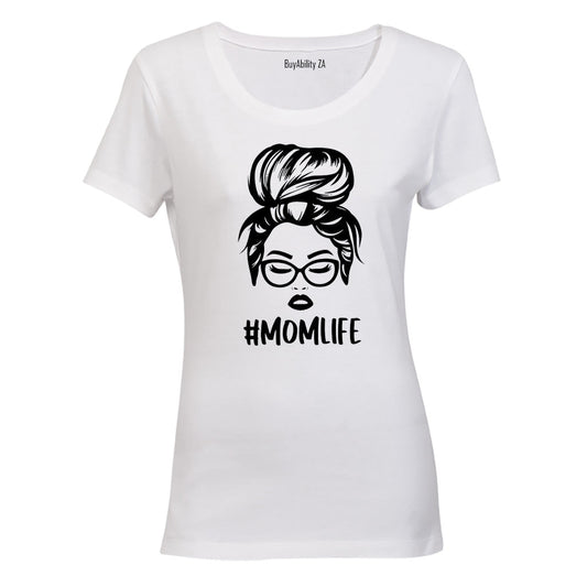 Momlife Messy Bun - Ladies - T-Shirt