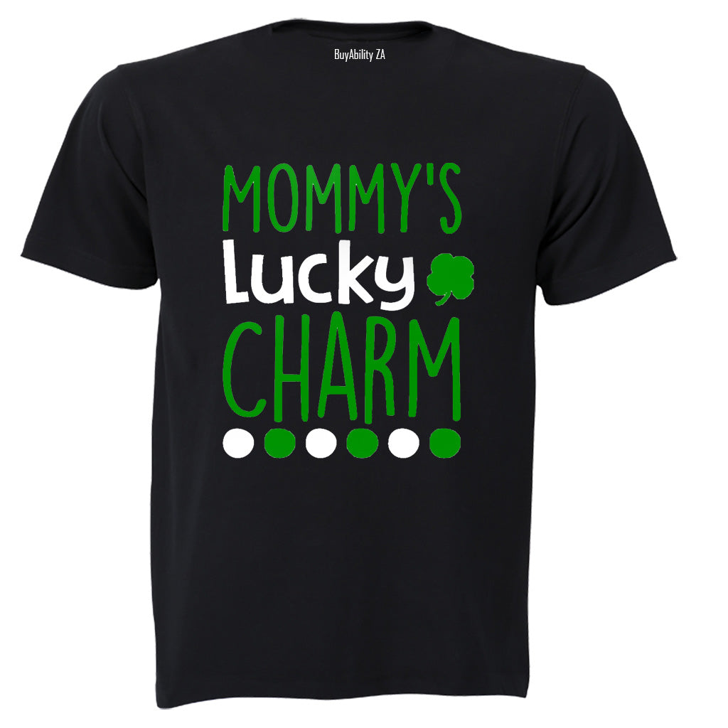 Mommy's Lucky Charm - St. Patricks Day - Kids T-Shirt