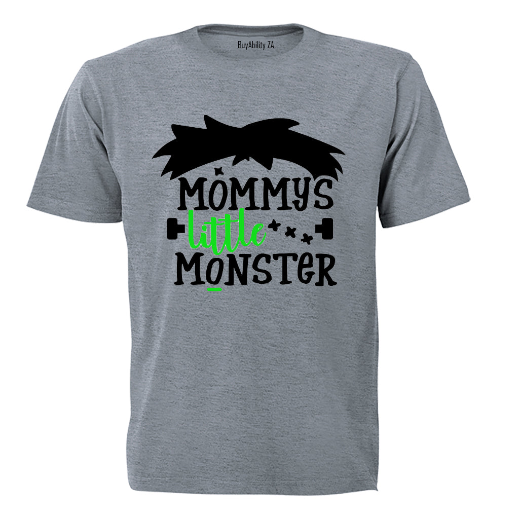 Mommy's Little Monster - Halloween Frankenstein - Kids T-Shirt