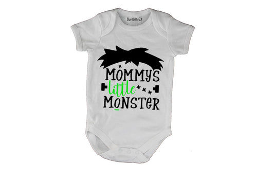 Mommy's Little Monster - Halloween Frankenstein - Baby Grow
