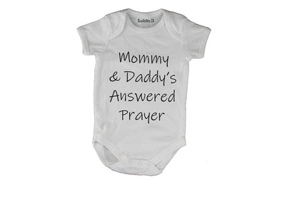 Mommy and Daddy's Answered Prayer - Baby Grow - BuyAbility