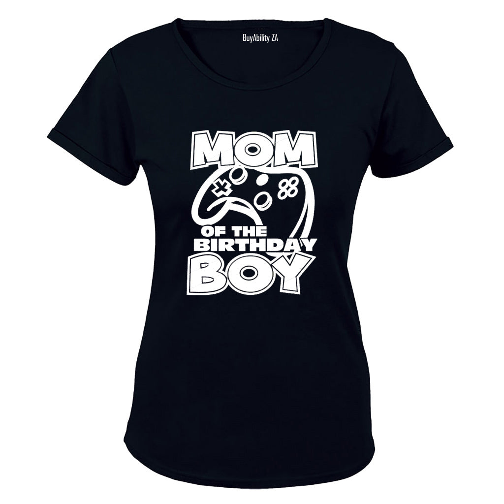 Mom of the Birthday Boy - Gamer - Ladies - T-Shirt