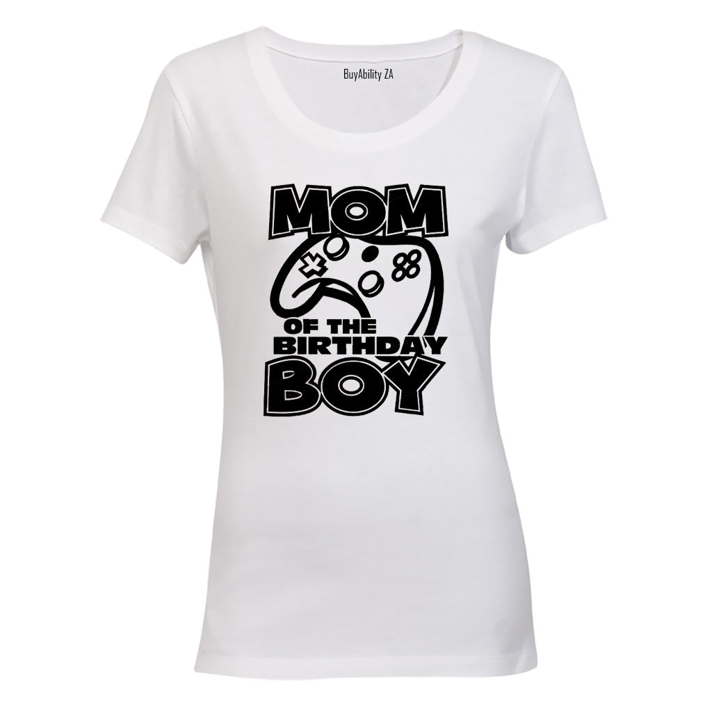 Mom of the Birthday Boy - Gamer - Ladies - T-Shirt