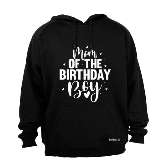 Mom of the Birthday Boy - Hearts - Hoodie
