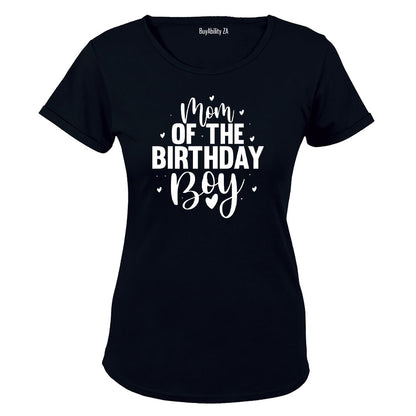 Mom of the Birthday Boy - Hearts - Ladies - T-Shirt