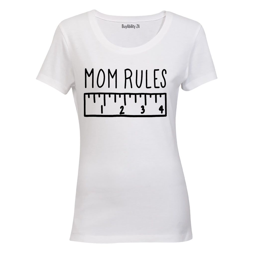 Mom Rules - Ladies - T-Shirt