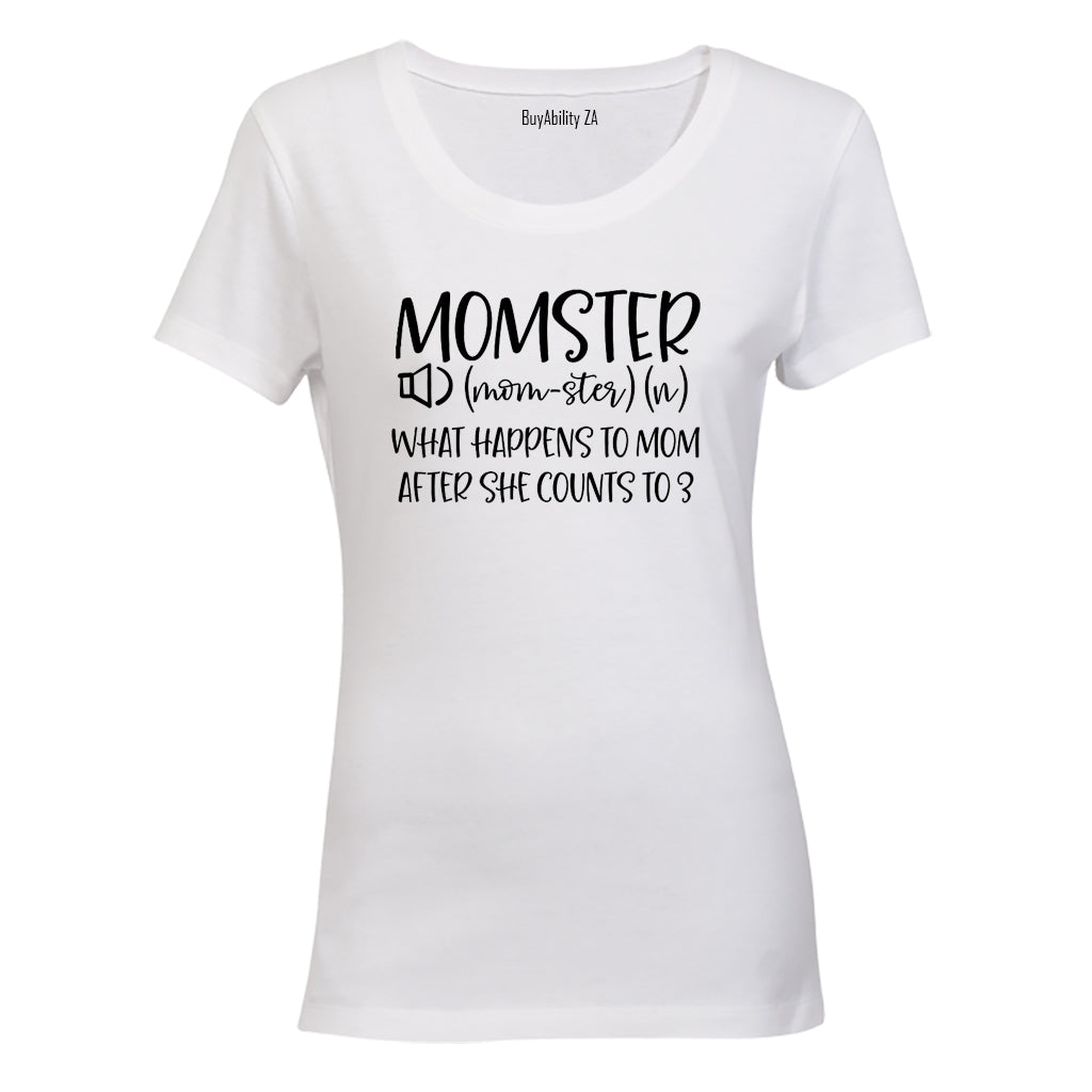 Momster Definition - MOM - Ladies - T-Shirt