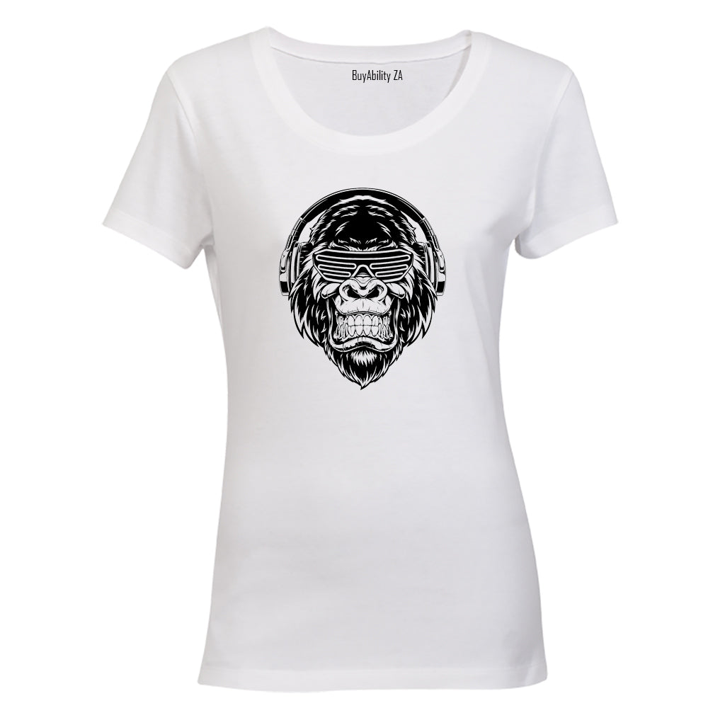 Monkey Glasses - Ladies - T-Shirt
