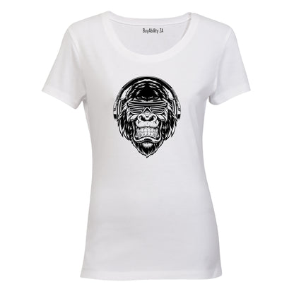 Monkey Glasses - Ladies - T-Shirt