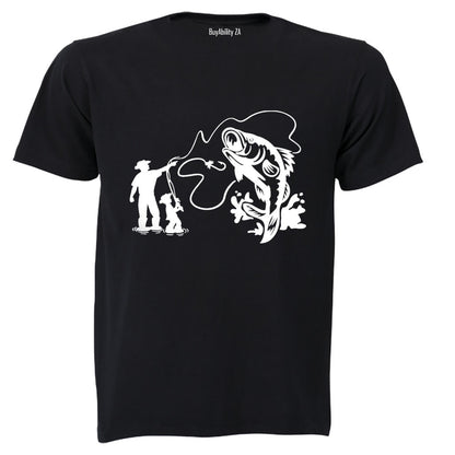 Fishing Dad - Monster Fish - Adults - T-Shirt