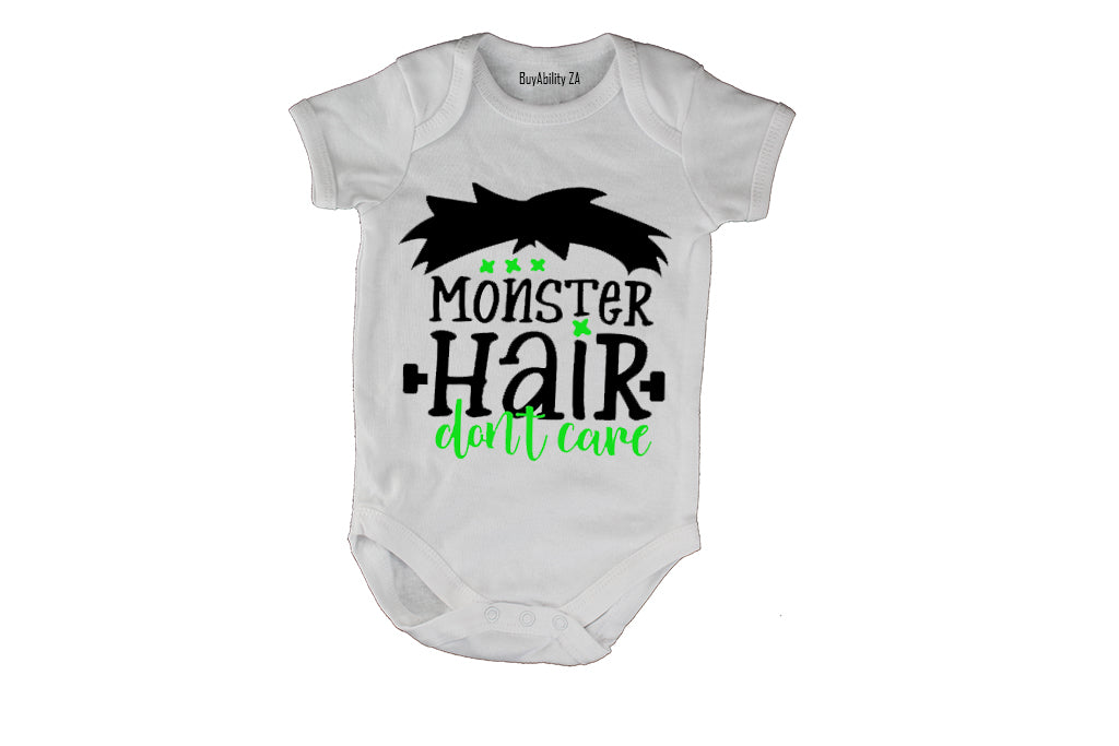Monster Hair - Halloween - Baby Grow