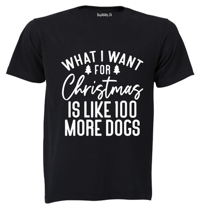 More Dogs - Christmas - Adults - T-Shirt