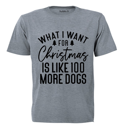 More Dogs - Christmas - Adults - T-Shirt