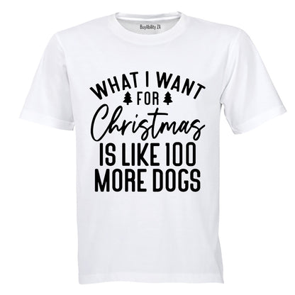 More Dogs - Christmas - Adults - T-Shirt