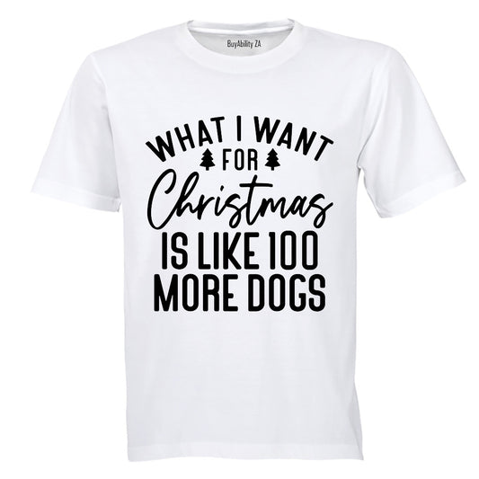 More Dogs - Christmas - Adults - T-Shirt