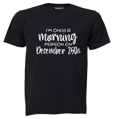 Morning Person - Christmas - Kids T-Shirt - BuyAbility