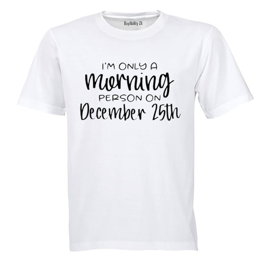 Morning Person - Christmas - Kids T-Shirt - BuyAbility